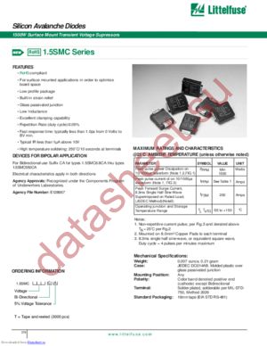 1.5SMC540AT datasheet  