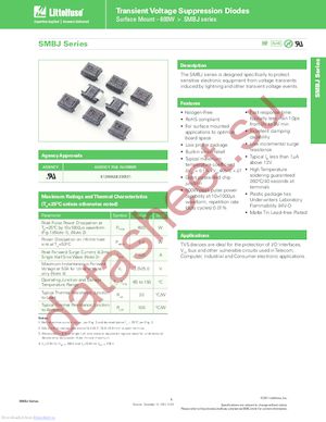 SMBJ250CA datasheet  