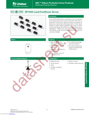 SP100301DTG datasheet  