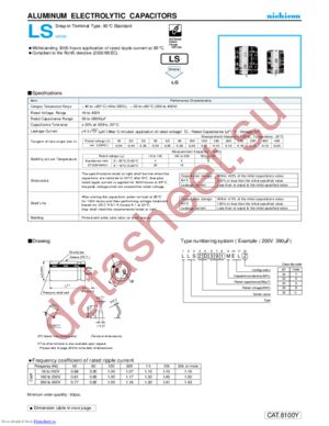 LLS1E562MELZ datasheet  