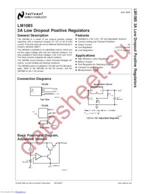 LM1085IS-12/NOPB datasheet  