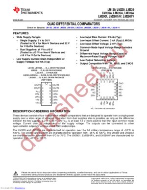 LM139AJ-MLS datasheet  