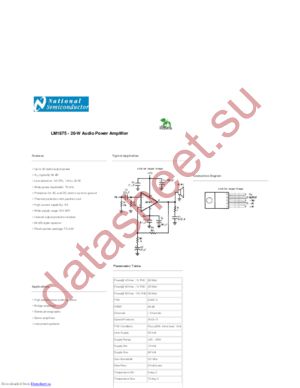 LM1875TNOPB datasheet  