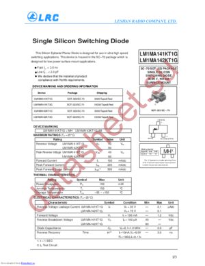 LM1MA141KT1G datasheet  