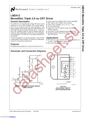 Lm2412t схема включения