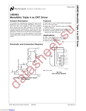 lm2463 datasheet  