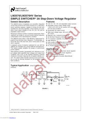 LM2576S12NOPB datasheet  