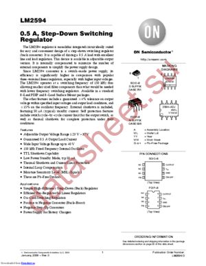 LM2594DADJG datasheet  