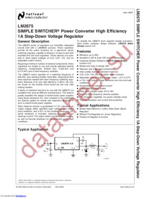 LM2675MX33 datasheet  