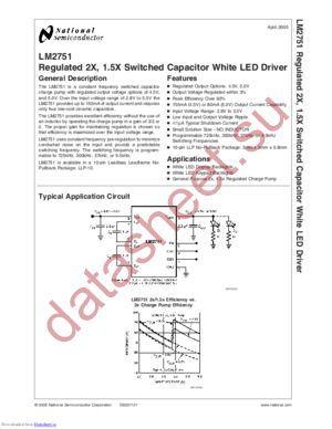 LM2751SD-A/NOPB datasheet  