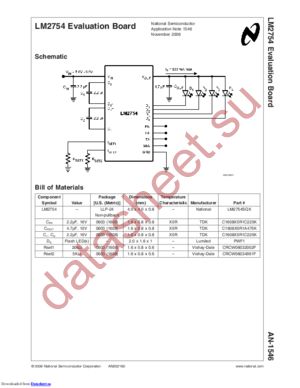 LM2754SQEV datasheet  