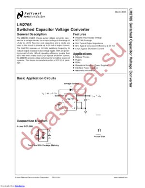 LM2765M6X/NOPB datasheet  