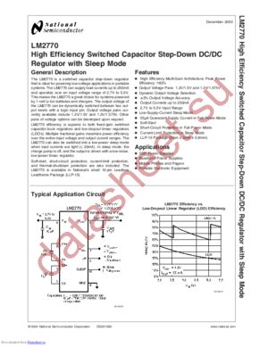 LM2770SD-1215/NOPB datasheet  