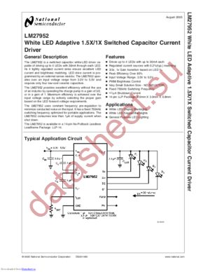 LM27952SD/NOPB datasheet  