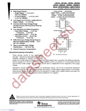 LM2904DRE4 datasheet  