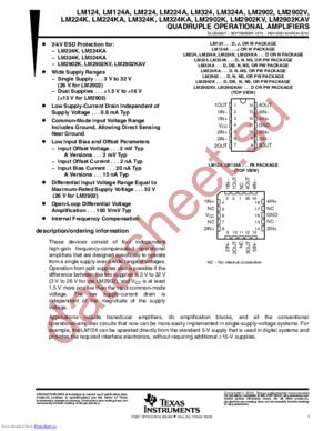 LM2902KPWRE4 datasheet  