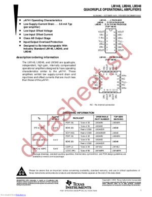 LM248NE4 datasheet  