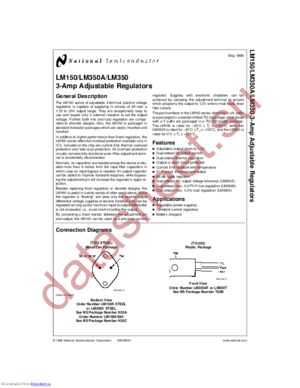 LM150K STEEL/NOPB datasheet  