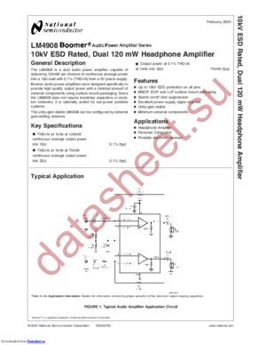 LM4908MM datasheet  