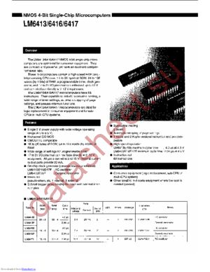 LM6416 datasheet  