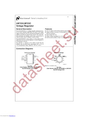 LM723CN/NOPB datasheet  