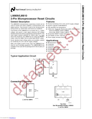 LM810M3-4.63/NOPB datasheet  