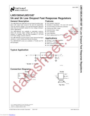 LMS1587IT-3.3/NOPB datasheet  