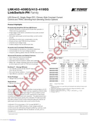 LNK417EG datasheet  