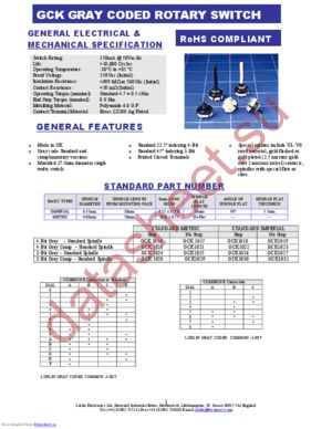 GCK1016 datasheet  