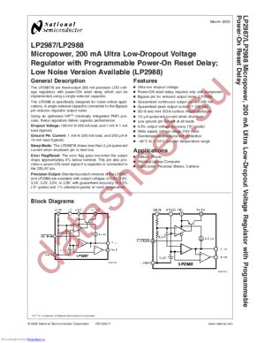 LP2987AIM-3.3/NOPB datasheet  