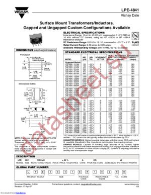 LPE-4841-680MB datasheet  