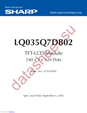 LQ035Q7DB02 datasheet  