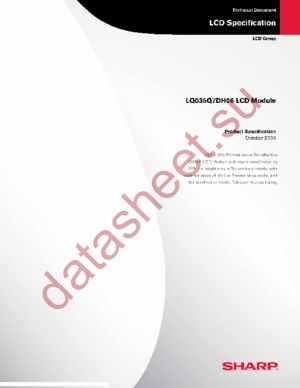 LQ035Q7DH06/ES datasheet  