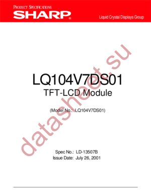 LQ104V7DS01 datasheet  