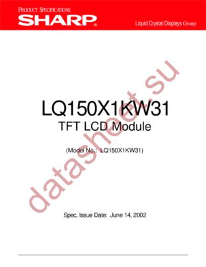 LQ150X1KW31 datasheet  