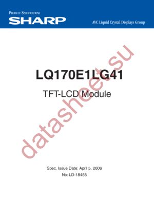 LQ170E1LG41 datasheet  
