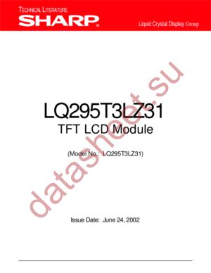 LQ295T3LZ31 datasheet  