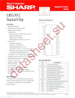 LRS13012 datasheet  