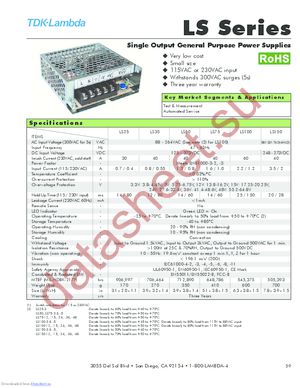 LS15015 datasheet  