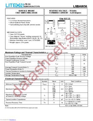 LSBAW56 datasheet  