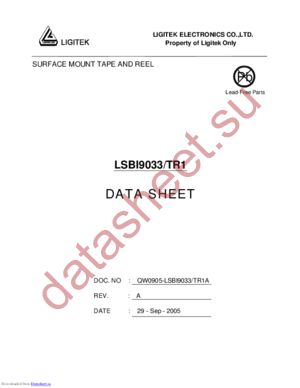LSBI9033-TR1A datasheet  