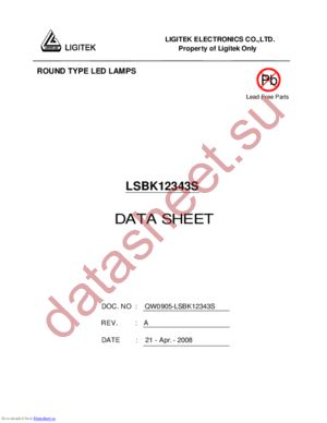 LSBK12343S datasheet  