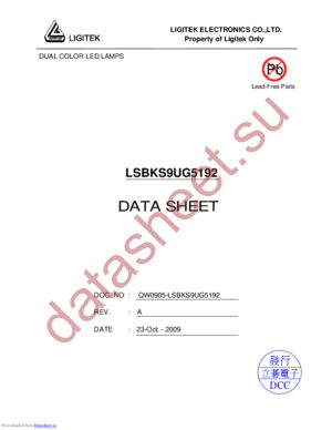 LA62B-3-SBKS8UG-8-AS-PF datasheet  