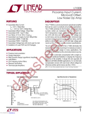 LT1008CN8PBF datasheet  