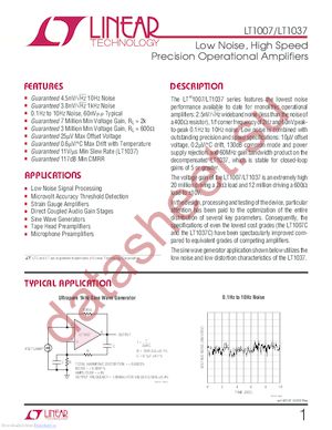 LT1037M datasheet  