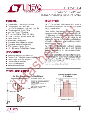 LT1114IS#TR datasheet  