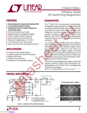 LT1534CS-1#TR datasheet  