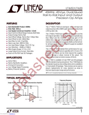 LT1632CN8 datasheet  