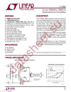 LT1886CS8#PBF datasheet  