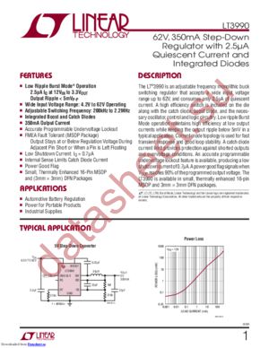 LT3990IMSE#PBF datasheet  